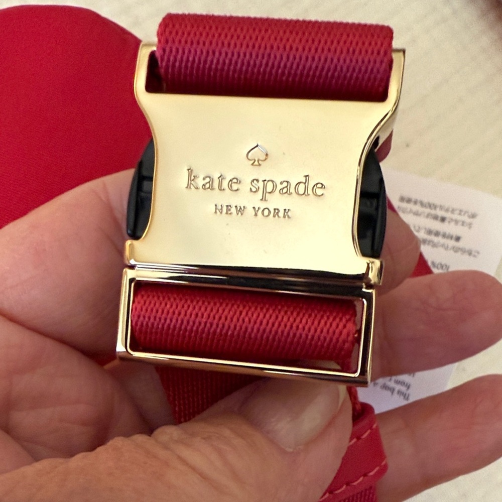 Kate Spade New York Pink Nylon Crossbody / Belt Bag - NWT - Picture 8 of 13